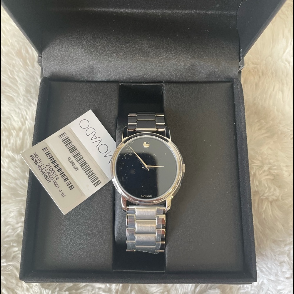 Movado Black Dial Watch